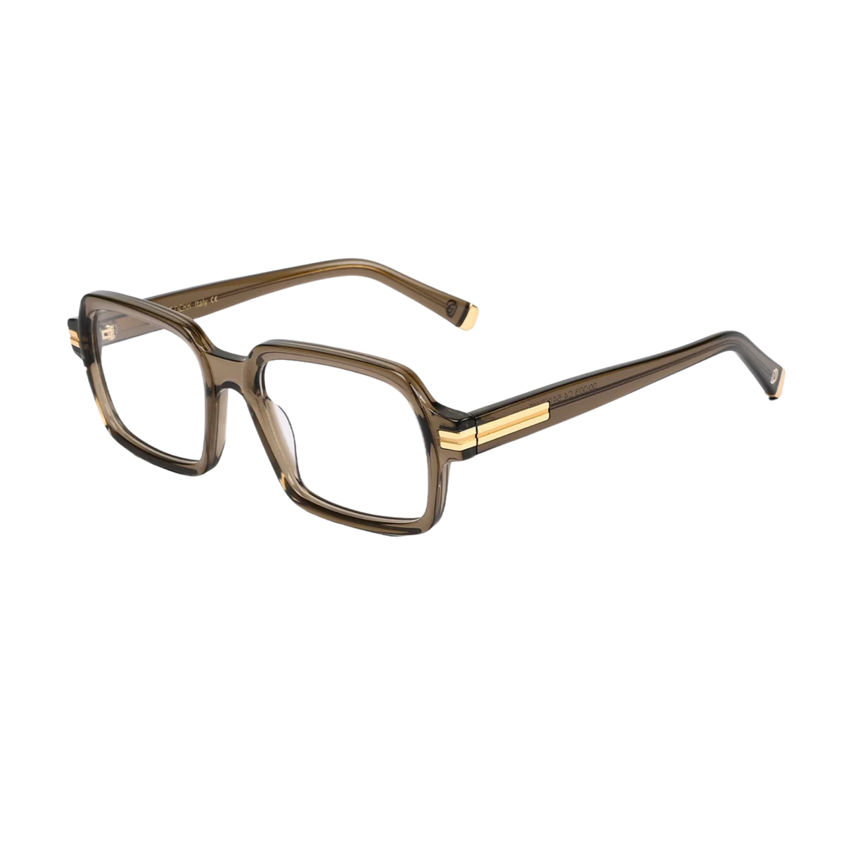 Dorrit Dekk DD003 Icarus unisex acetate rectangle optical frame side temple profile