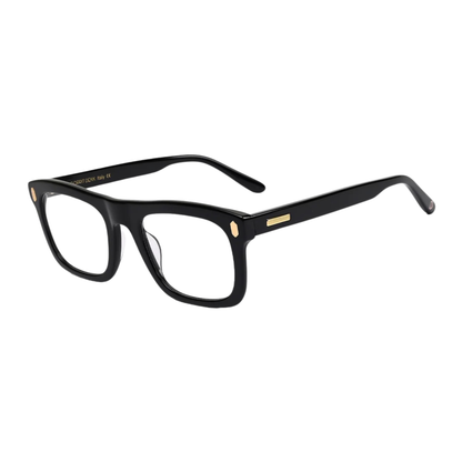 Dorrit Dekk DD006 Gustav unisex acetate rectangle optical frame side and temple profile