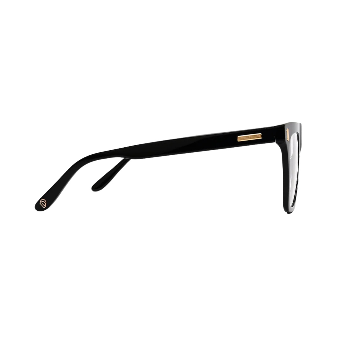 Dorrit Dekk DD007 Wagnar unisex acetate rectangle optical frame side temple profile
