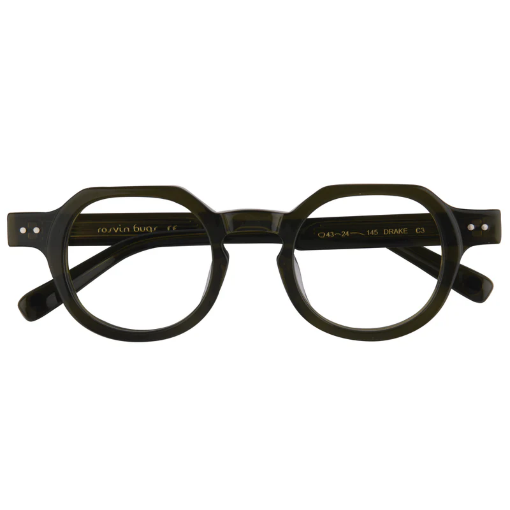 Drake Rosvin Bugs Unisex Acetate Eyeglass Frame for Men and Women