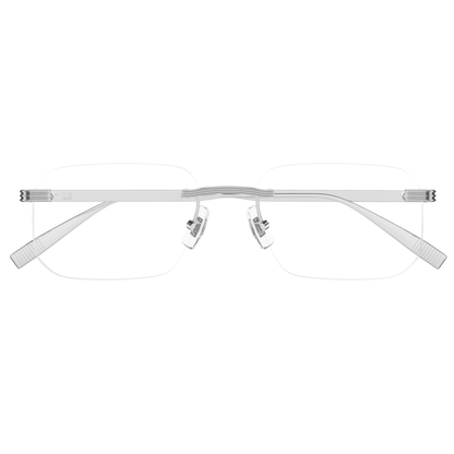 Dunhill DU0104O men’s rimless rectangle optical frame with premium luxury styling