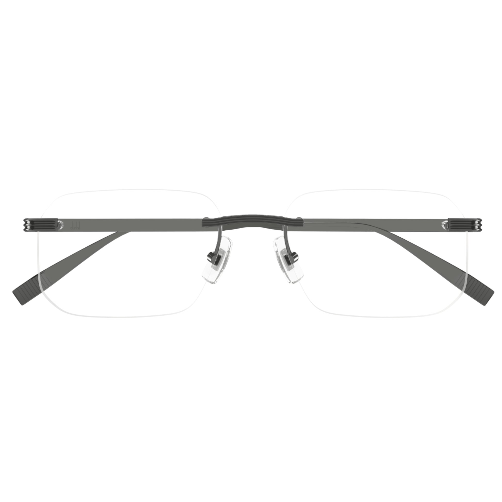 Dunhill DU0104O men’s rimless rectangle optical frame with premium luxury styling