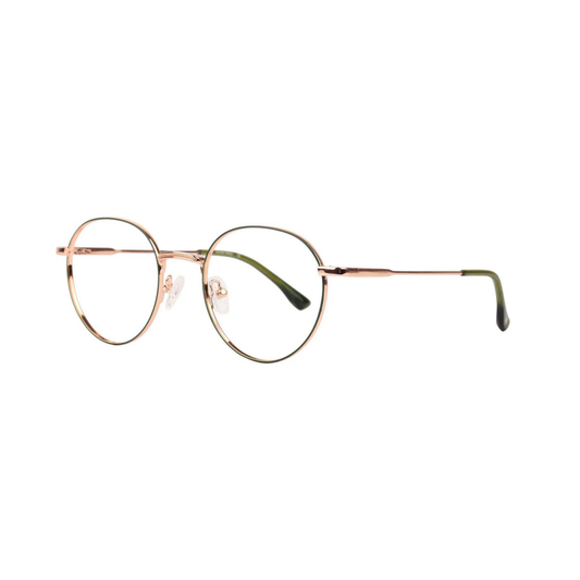 Elsa Matte Green/C3  elegant cat-eye eyeglasses with lightweight full-rim frame and modern feminine styling.