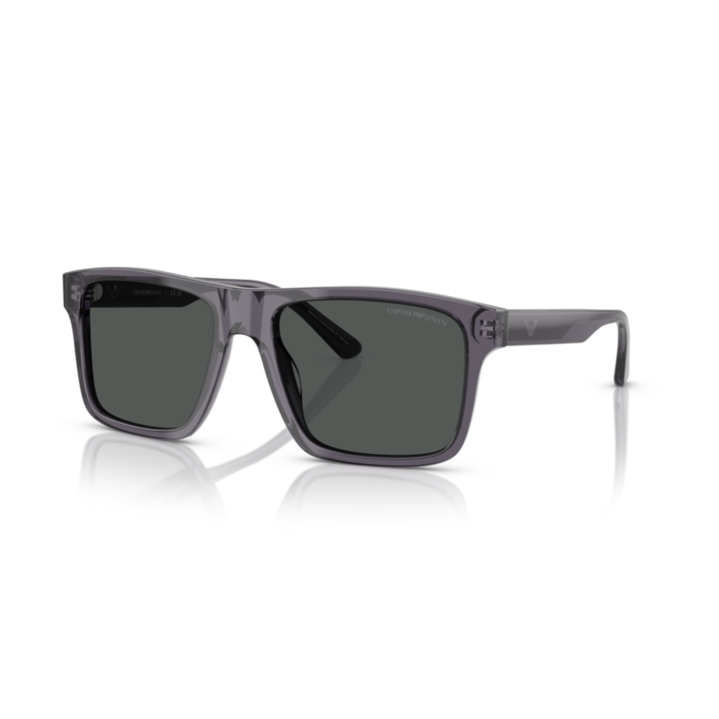 Emporio Armani 0EA4232 men acetate square sunglasses front view