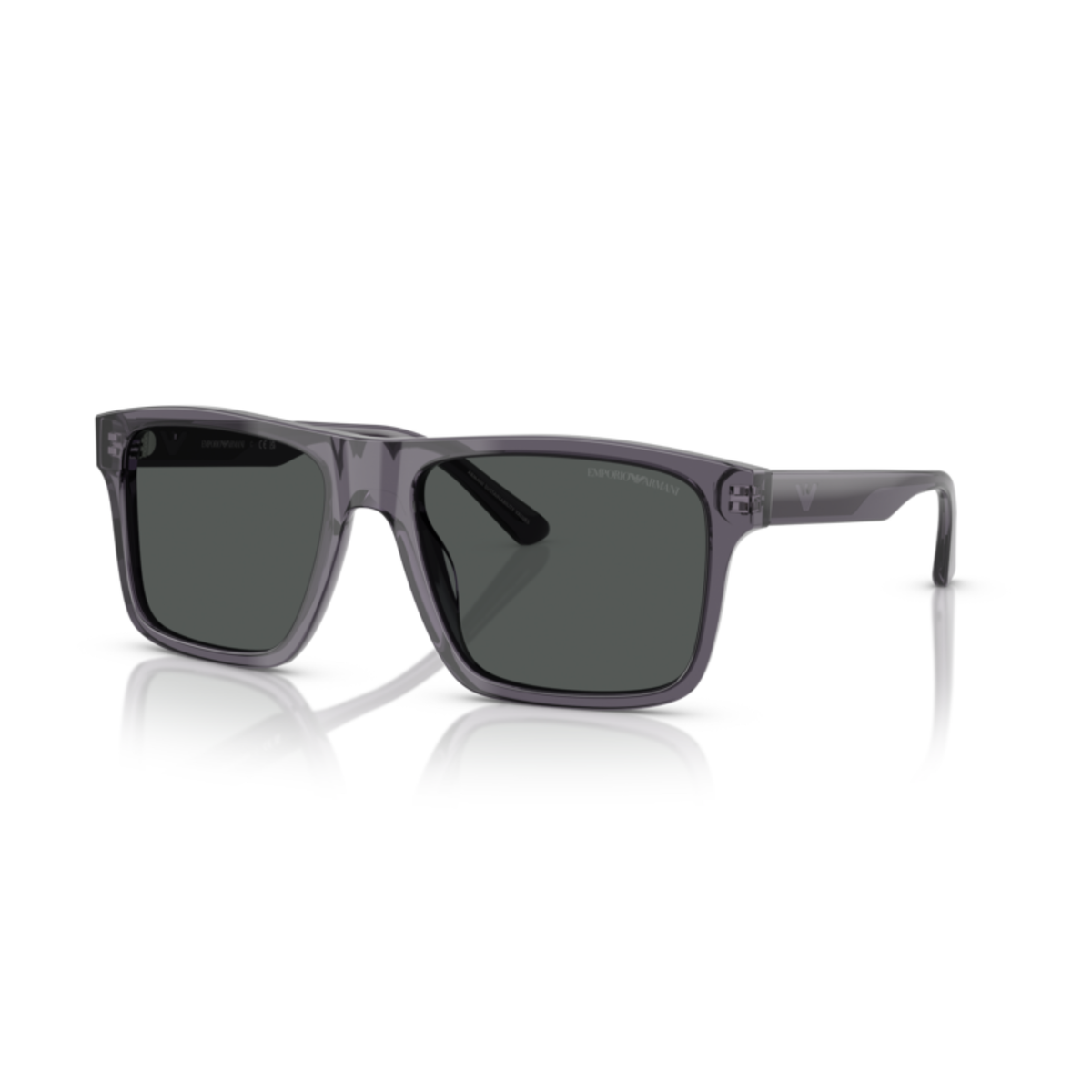 Emporio Armani 0EA4232 men acetate square sunglasses front view