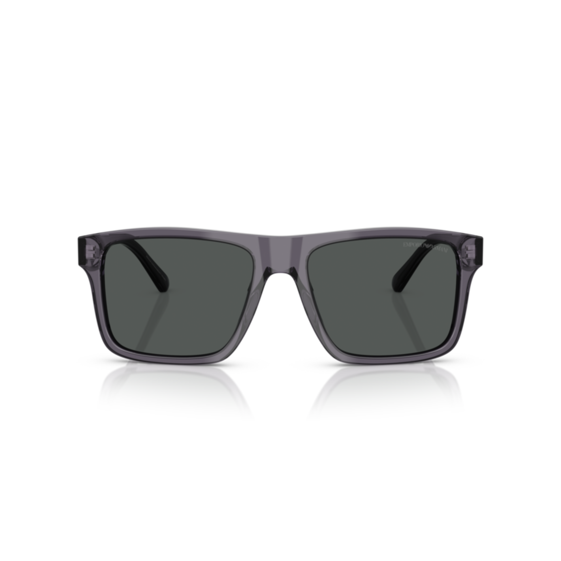 Emporio Armani 0EA4232 men acetate square sunglasses side profile