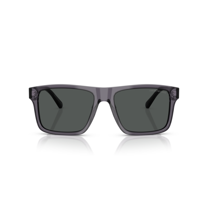Emporio Armani 0EA4232 men acetate square sunglasses side profile