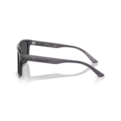 Emporio Armani 0EA4232 men acetate square sunglasses three-quarter view