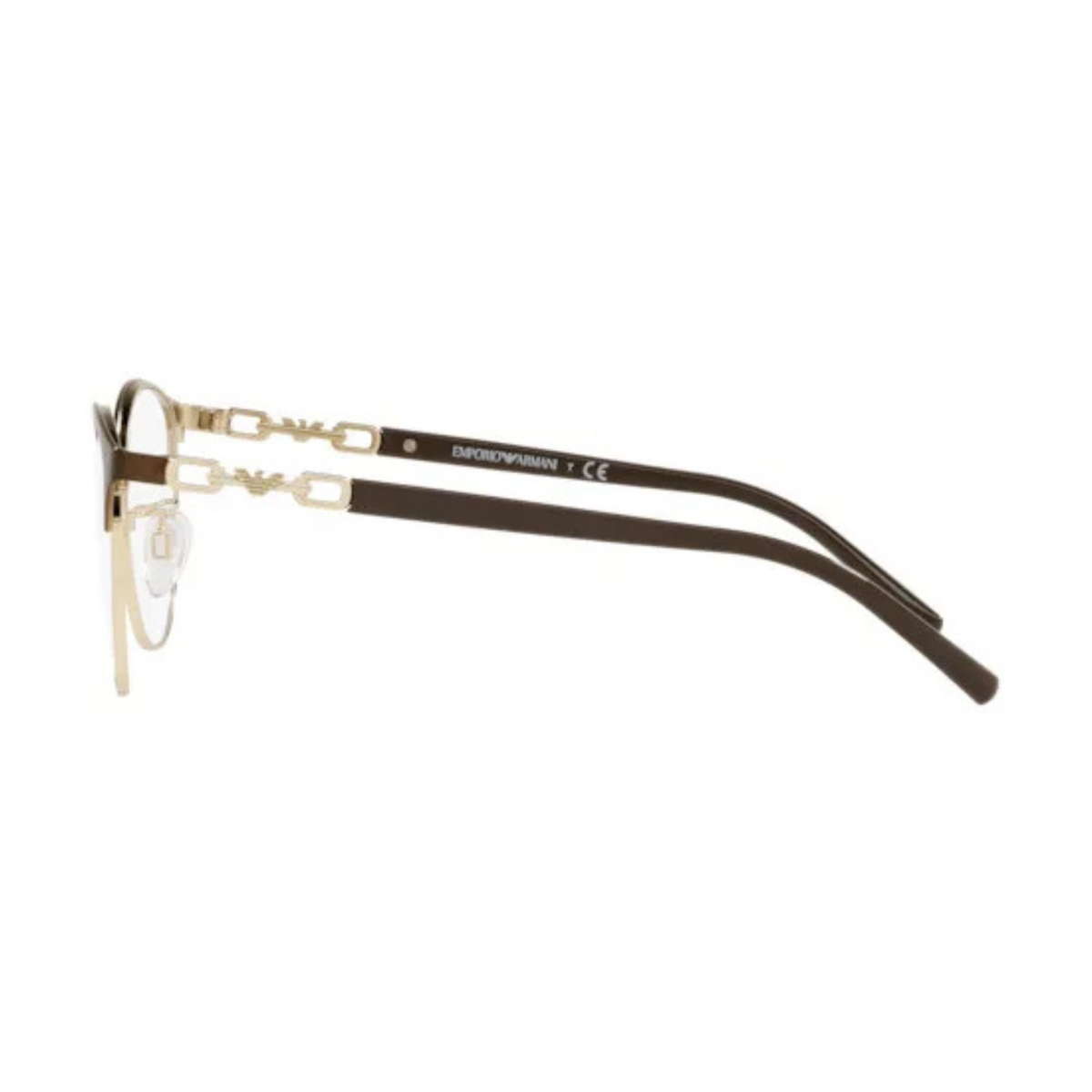 Emporio Armani EA1126 3063 womens metal round glasses side temple profile
