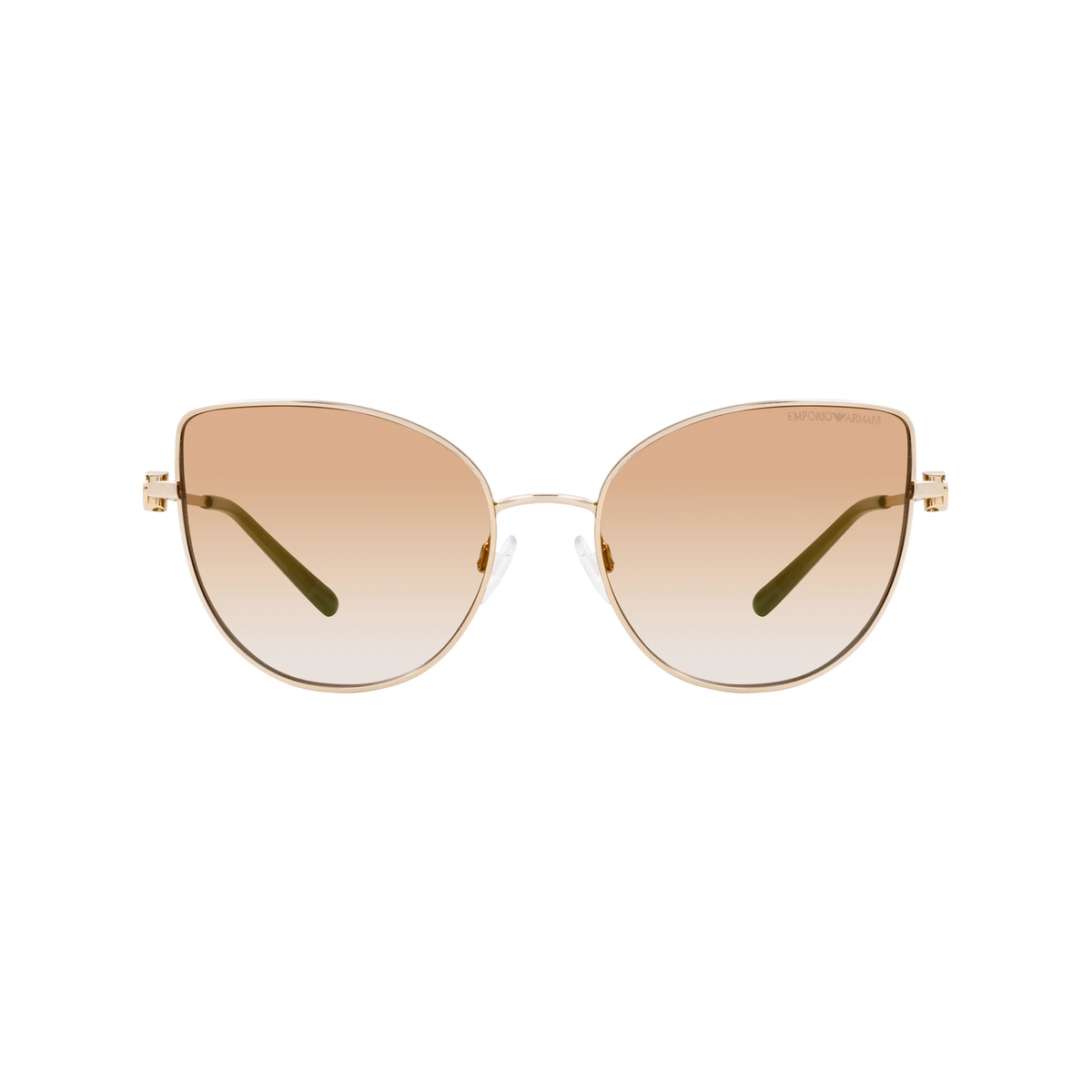 Emporio Armani EA2115 301367 women metal cat eye sunglasses side profile