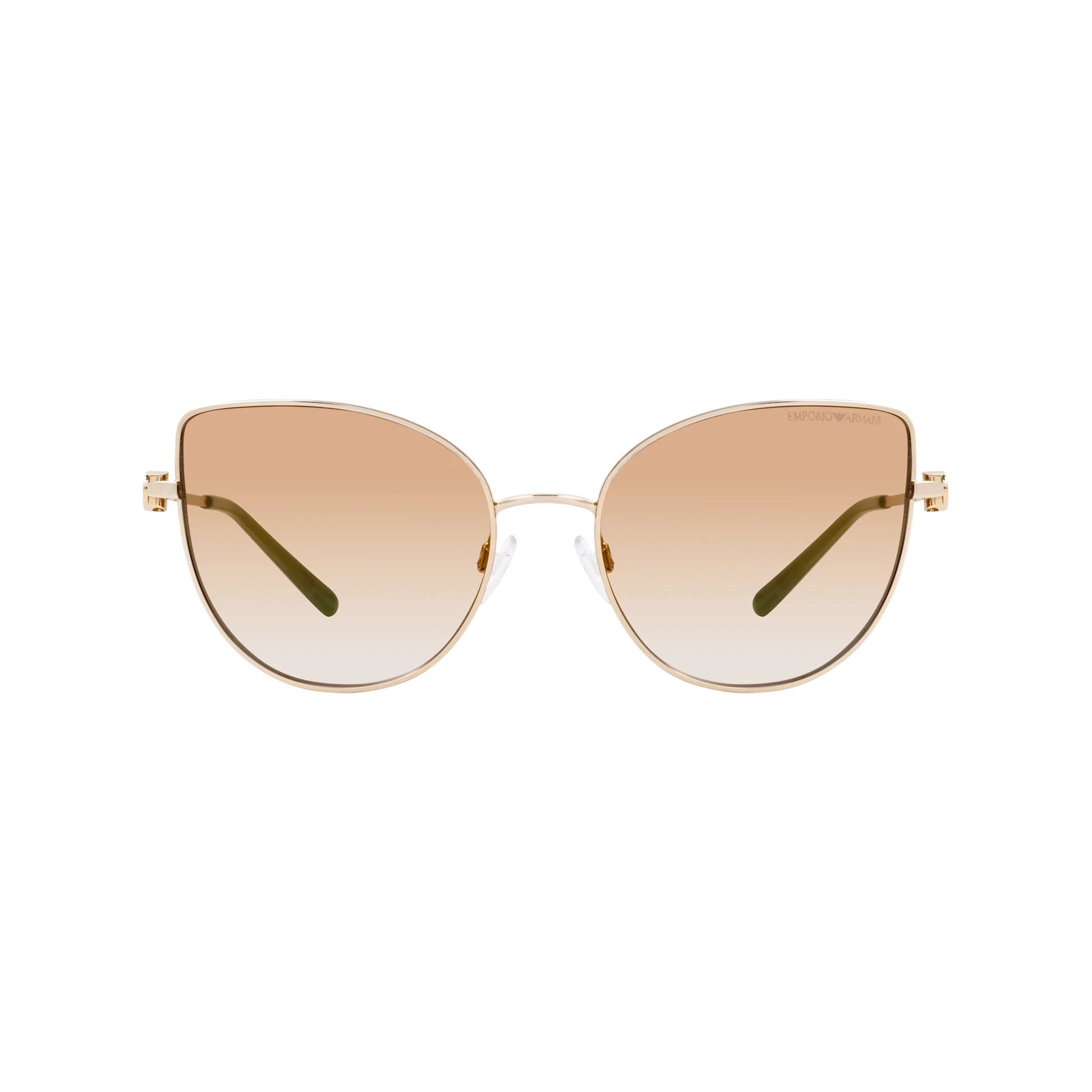 Emporio Armani EA2115 301367 women metal cat eye sunglasses side profile