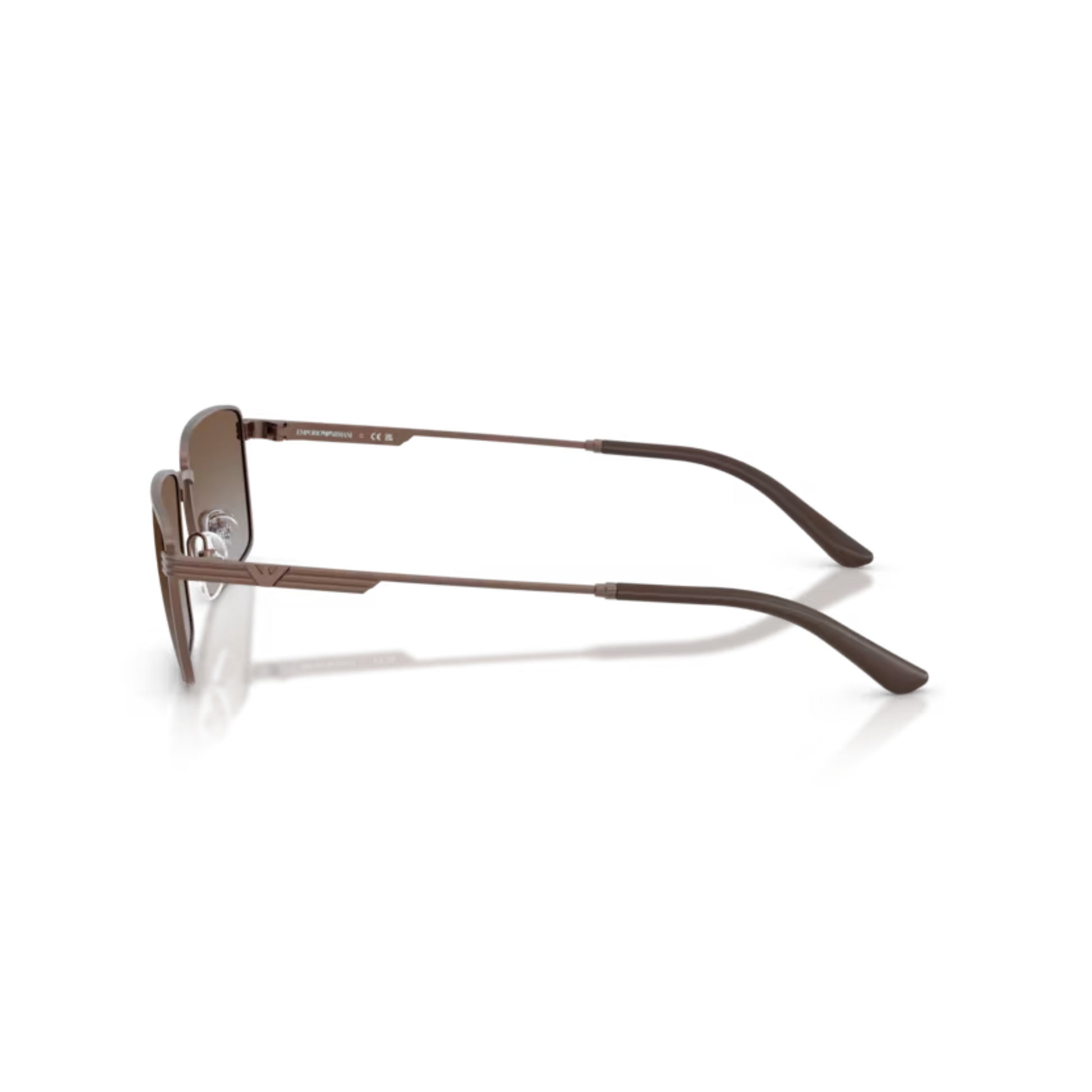 MatteBronze300689 Emporio Armani EA2169 unisex pilot sunglasses with premium metal frame and UV protected lenses