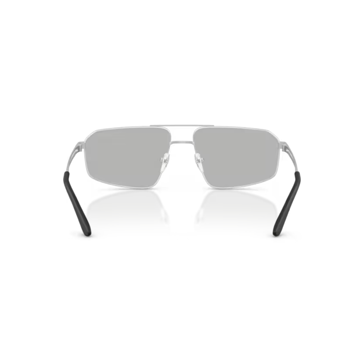 MatteSilver30458V Emporio Armani EA2173 unisex pilot sunglasses with metal frame