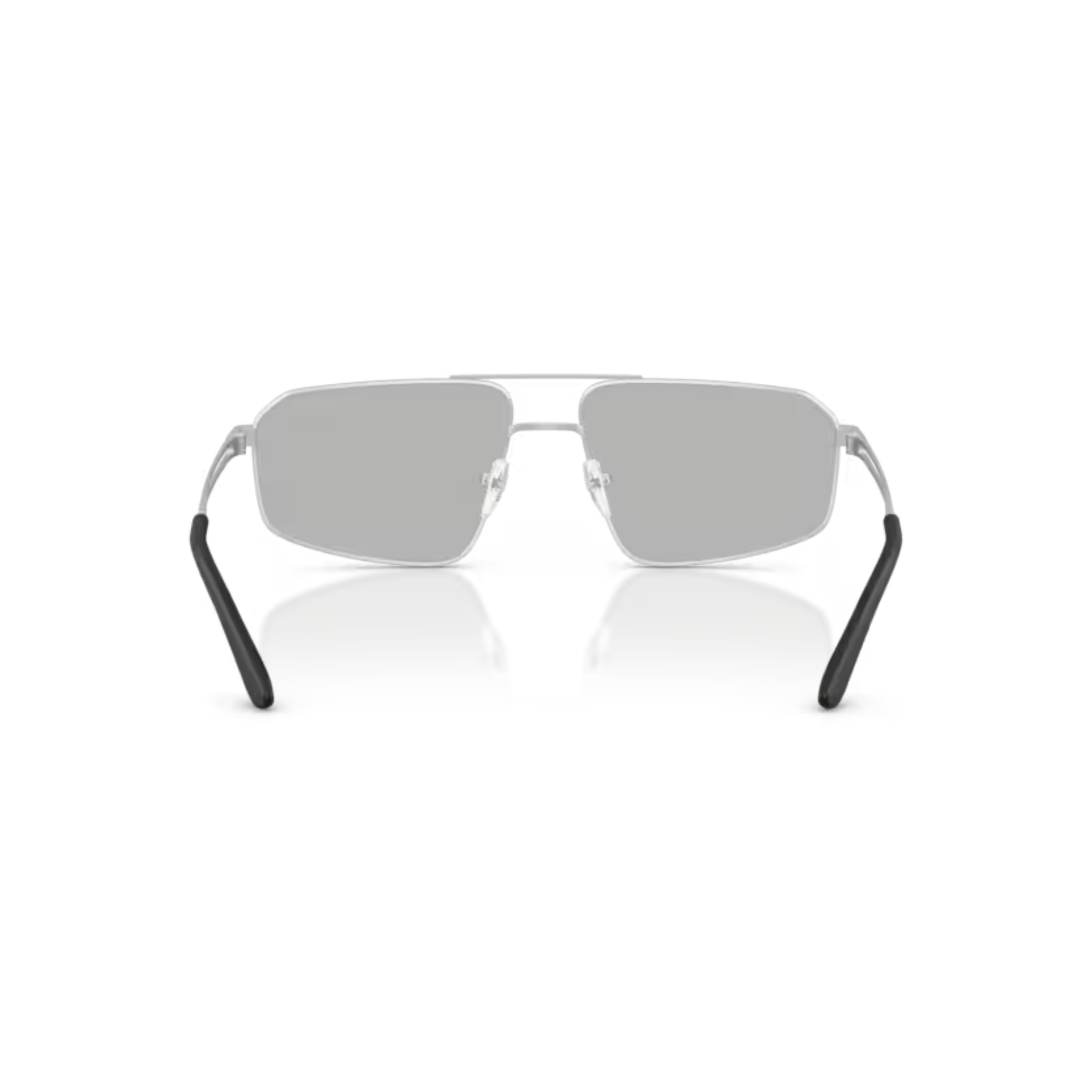 MatteSilver30458V Emporio Armani EA2173 unisex pilot sunglasses with metal frame