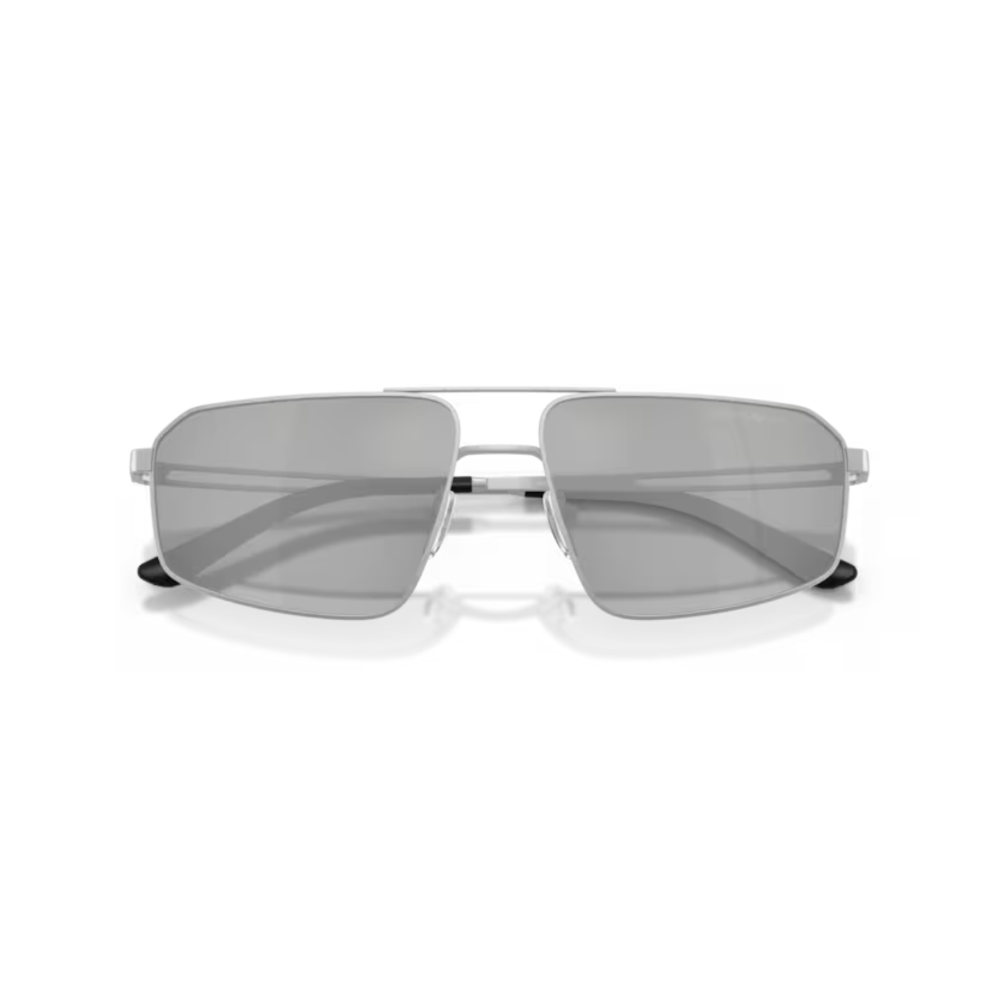 MatteSilver30458V Emporio Armani EA2173 unisex pilot sunglasses with metal frame