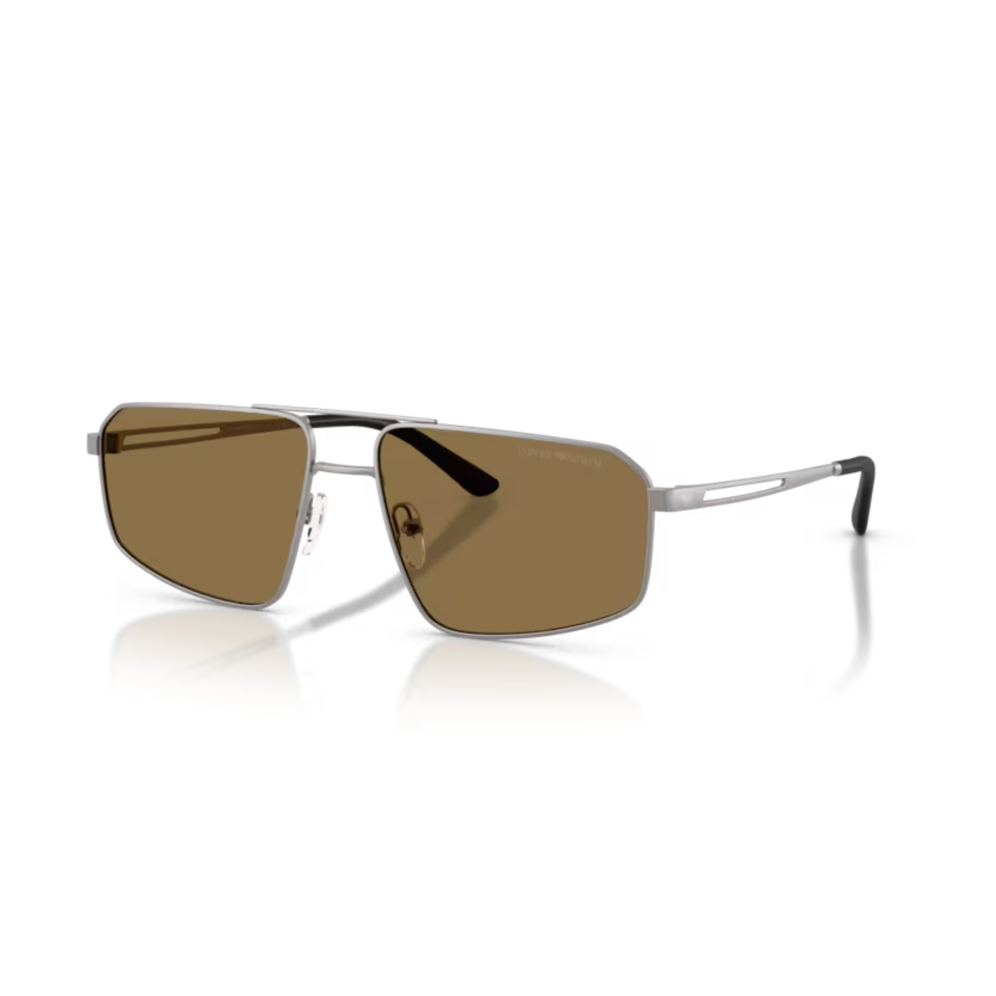 MatteGunMetalGrey303273 Emporio Armani EA2173 unisex pilot sunglasses with metal frame