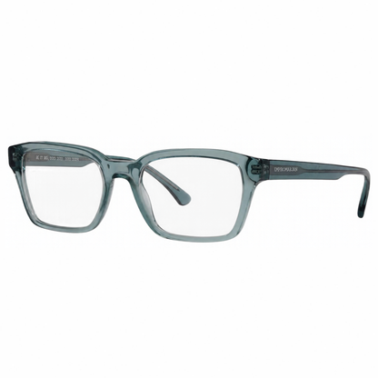Emporio Armani EA3192 5911 53 mens blue acetate rectangular optical frame front view