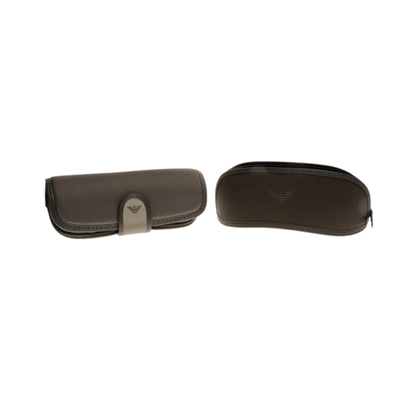 Emporio Armani EA3211 5021 womens acetate round frame hinge and temple construction close up
