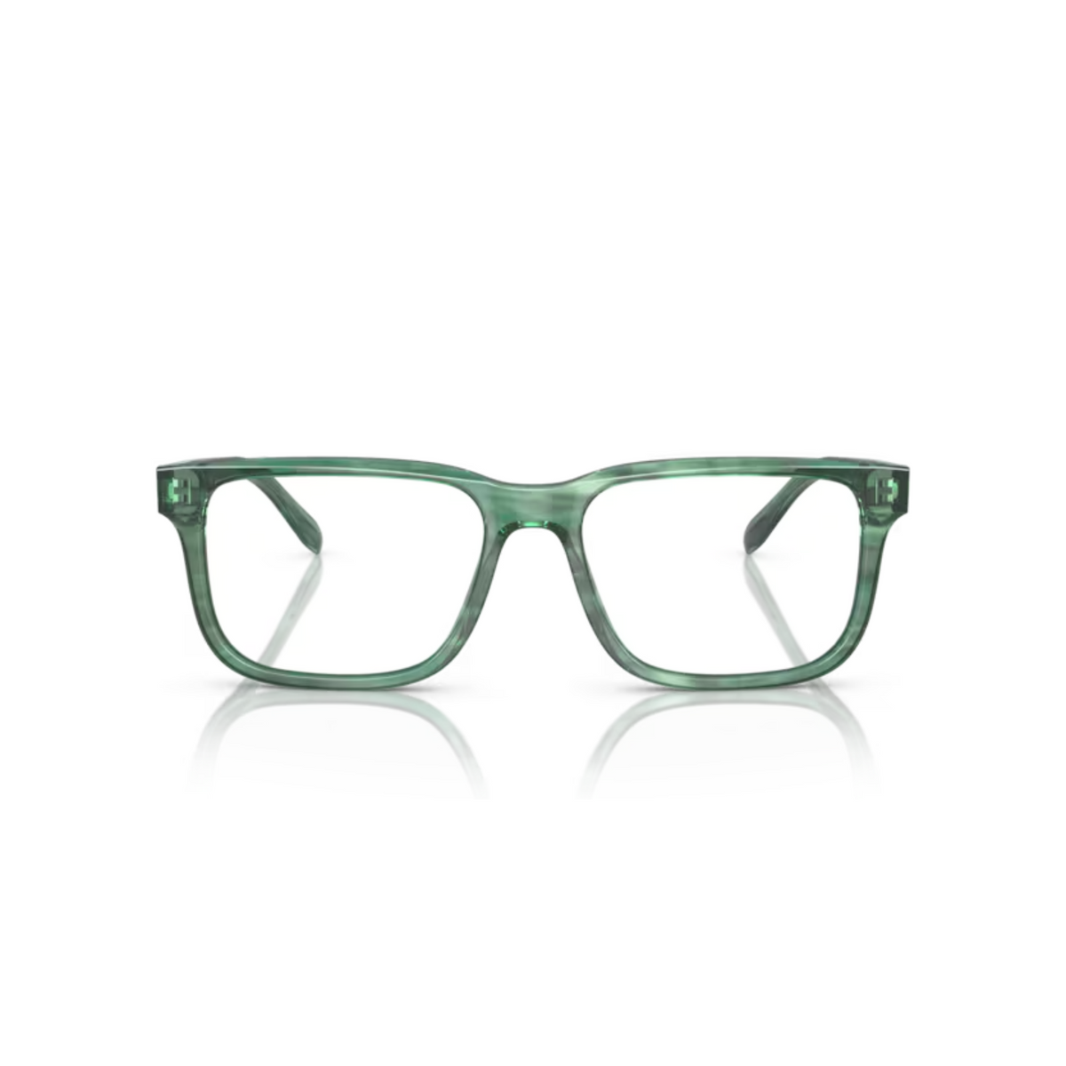Emporio Armani EA3218 5879 mens acetate rectangle glasses side temple profile