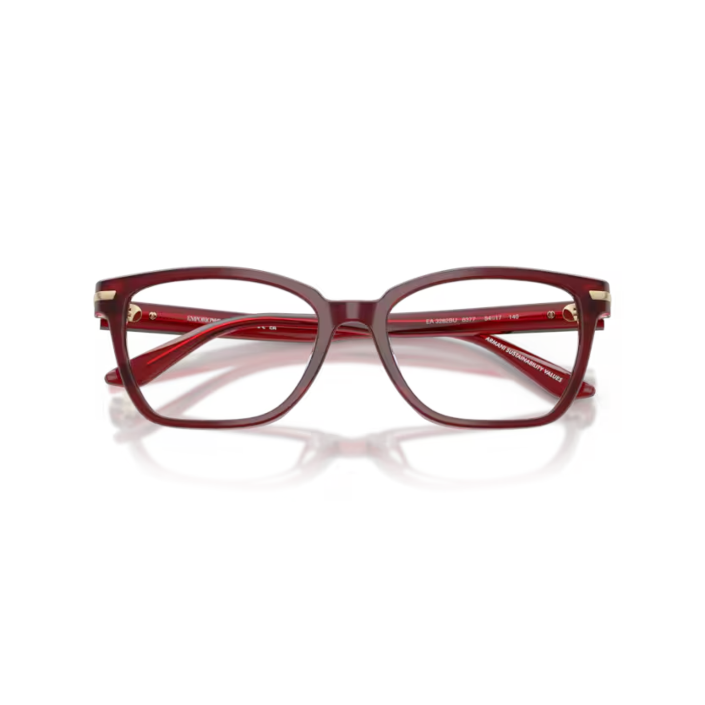 Red6377 Emporio Armani EA3282BU women’s cat eye acetate eyeglass frame