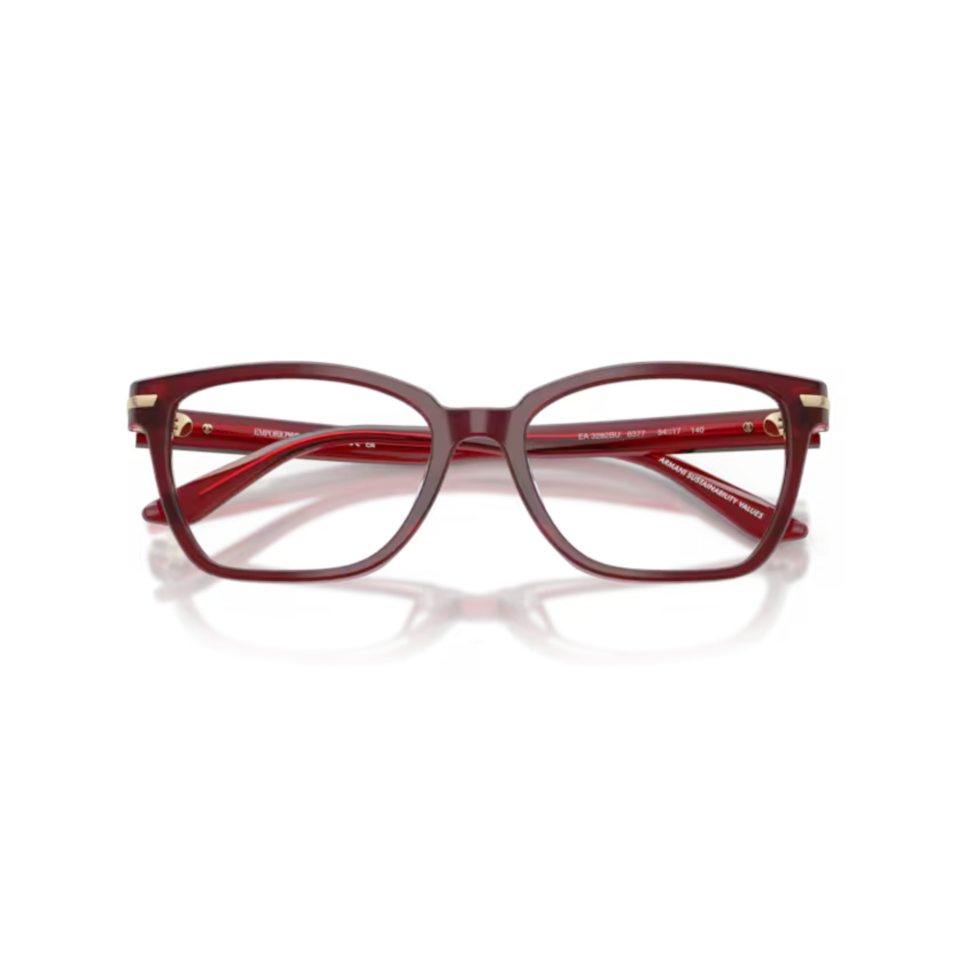 Red6377 Emporio Armani EA3282BU women’s cat eye acetate eyeglass frame