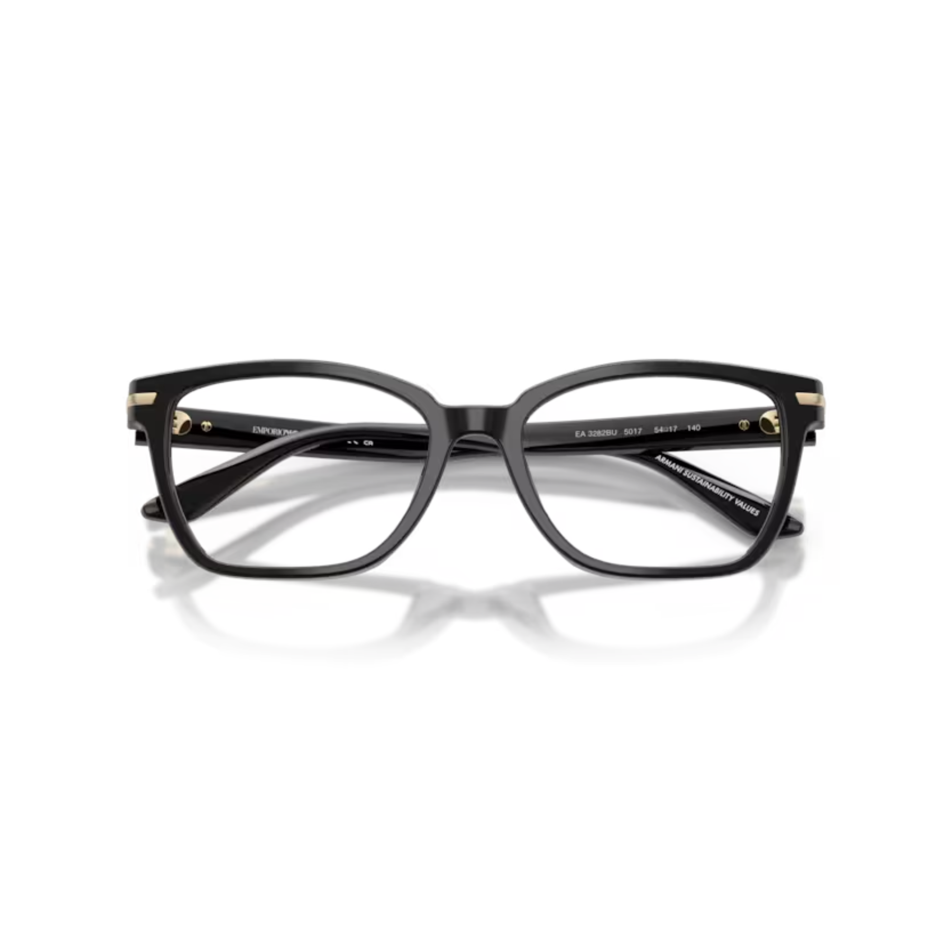 5017ShinyBlack Emporio Armani EA3282BU women’s cat eye acetate eyeglass frame
