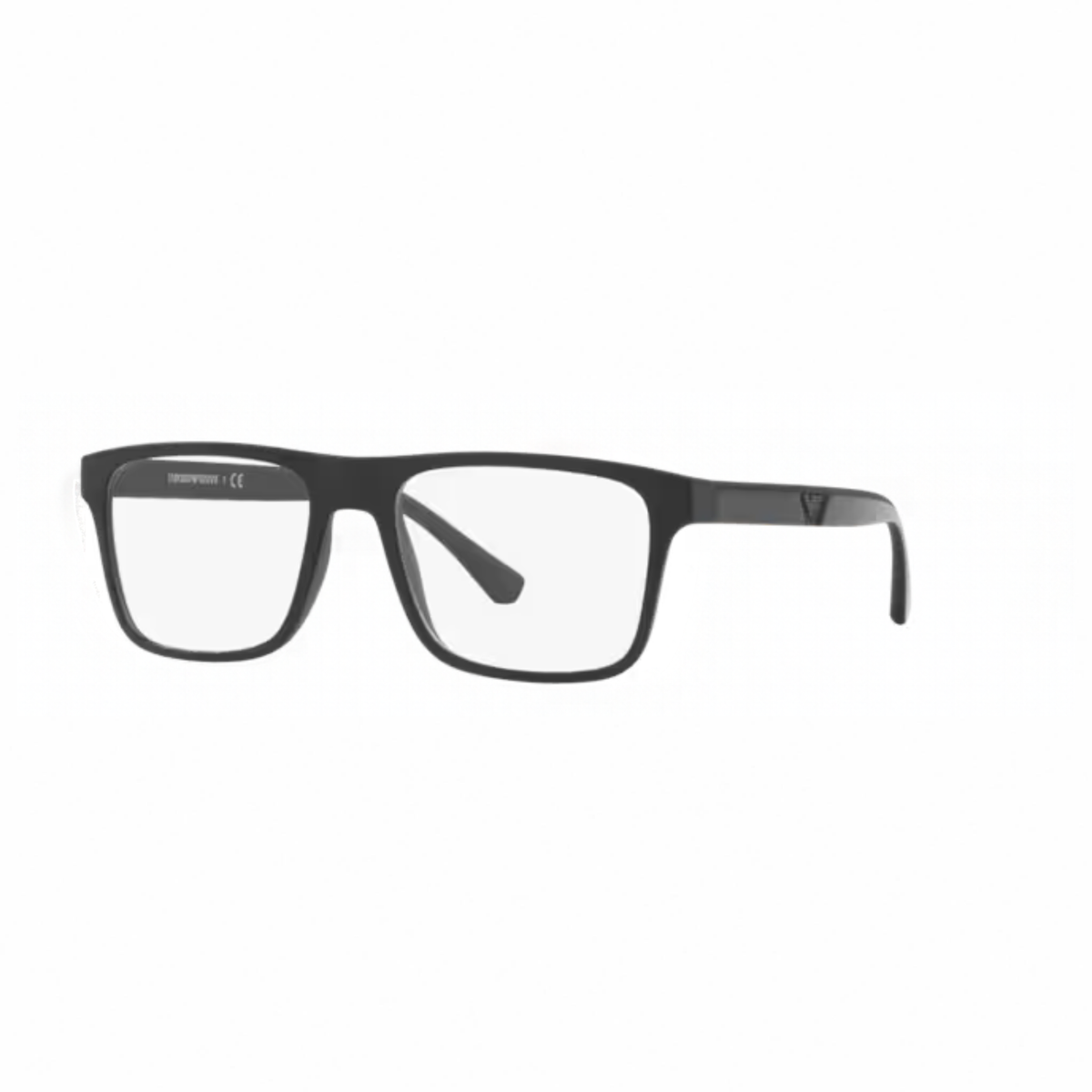Emporio Armani EA4115 clip-on square acetate eyeglasses with magnetic sun clip and prescription-ready optical frame.