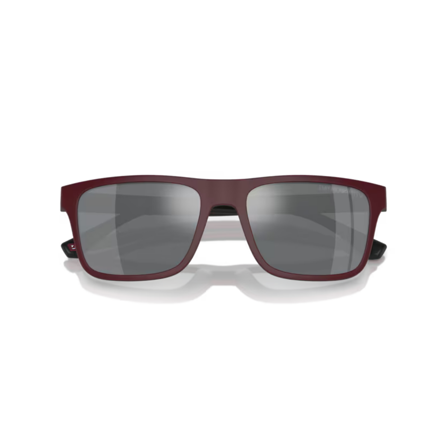 MatteBlack/50421W Emporio Armani EA4115 clip-on rectangle sunglasses