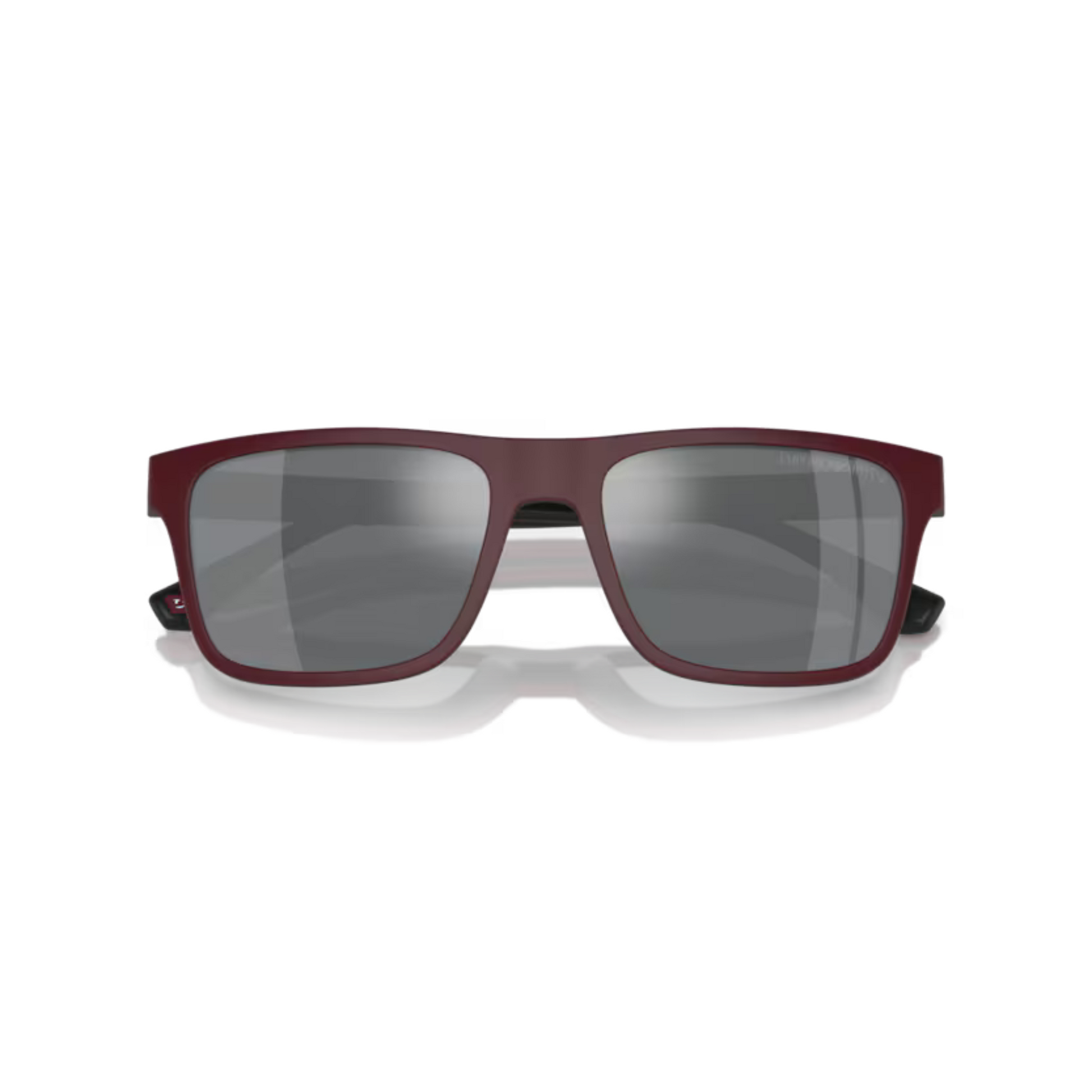 MatteBlack/50421W Emporio Armani EA4115 clip-on rectangle sunglasses