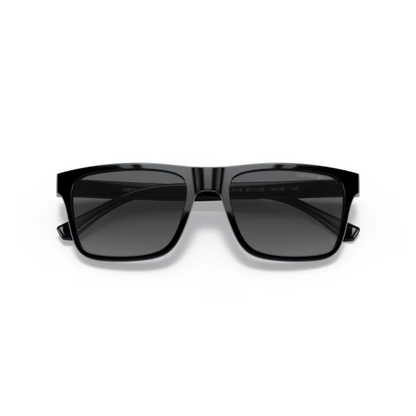 Black/50171W Emporio Armani EA4115 clip-on rectangle sunglasses