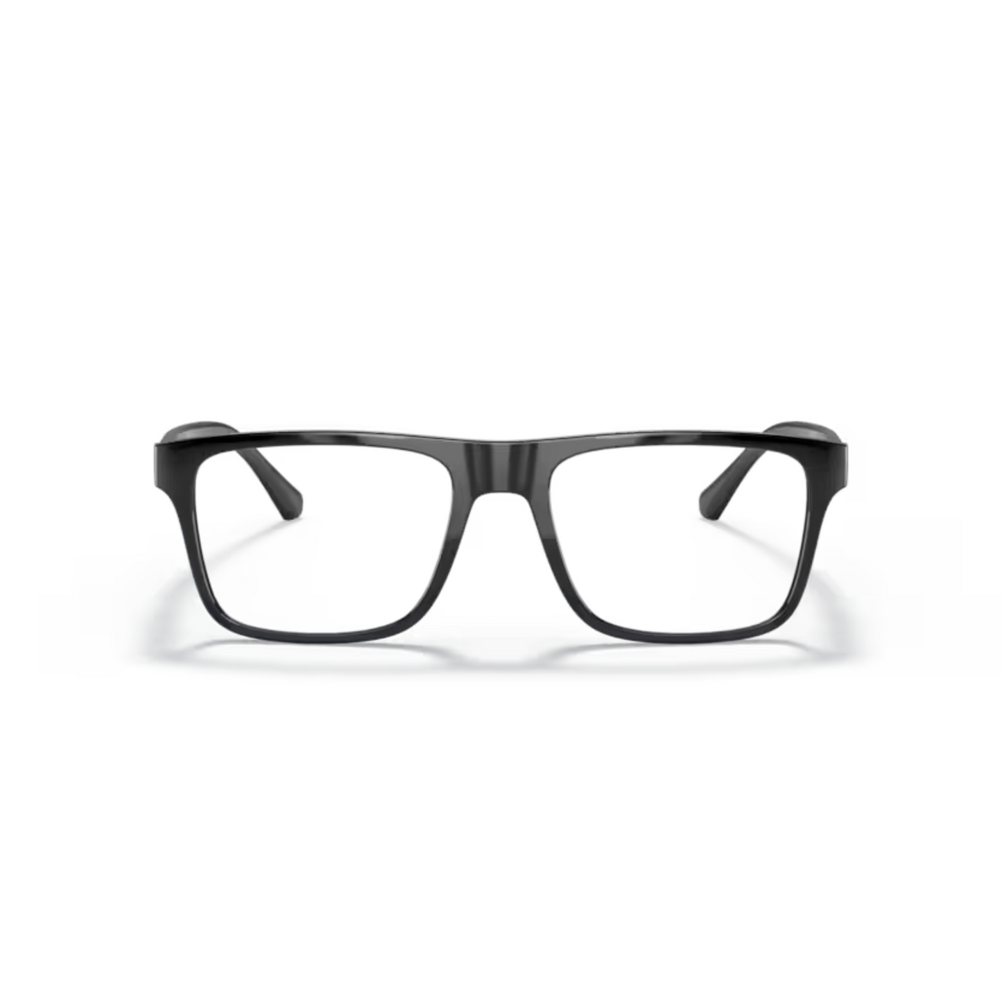 Black/50171W Emporio Armani EA4115 clip-on rectangle sunglasses