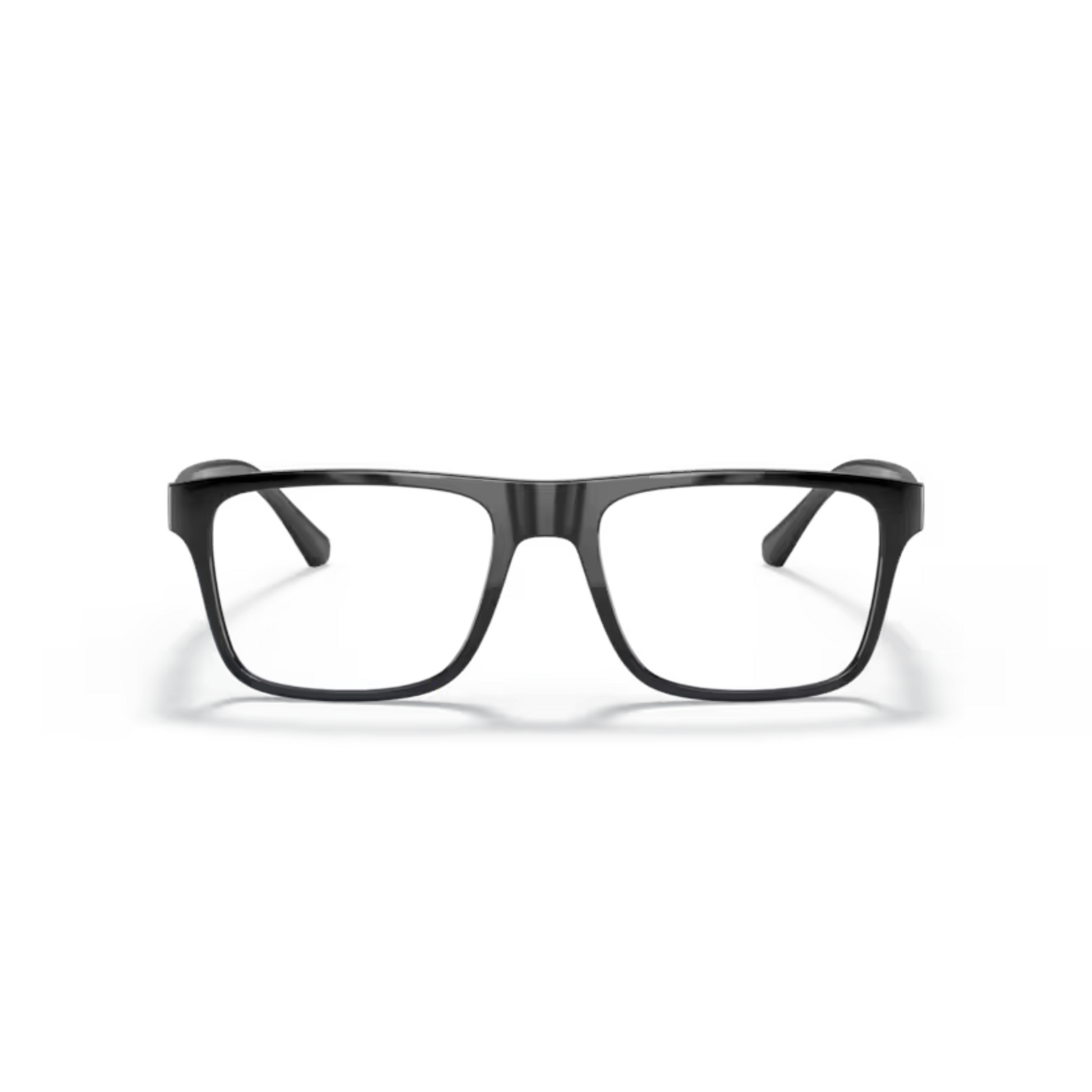 Black/50171W Emporio Armani EA4115 clip-on rectangle sunglasses