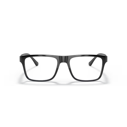 Black/50171W Emporio Armani EA4115 clip-on rectangle sunglasses