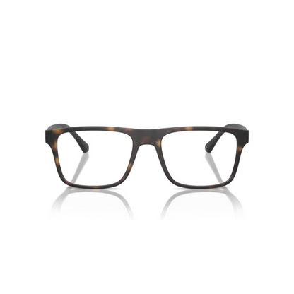 MatteHavana/50891W Emporio Armani EA4115 clip-on rectangle sunglasses