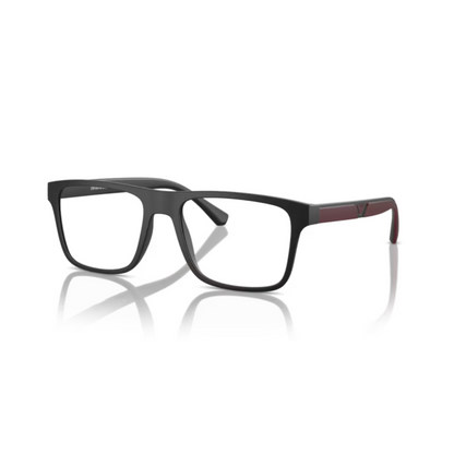 MatteBlack/50421W Emporio Armani EA4115 clip-on rectangle sunglasses
