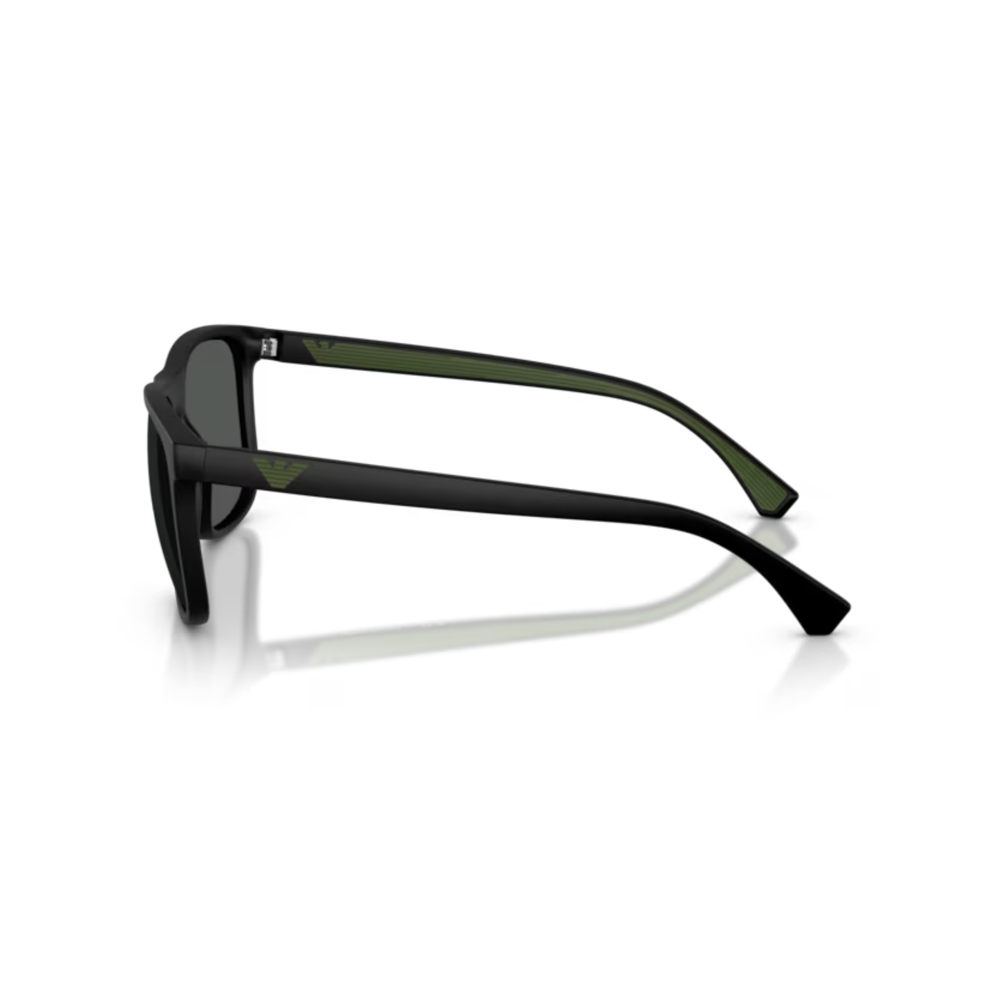 Emporio Armani EA4129 acetate square sunglasses with premium full-rim frame and UV-protective lenses.