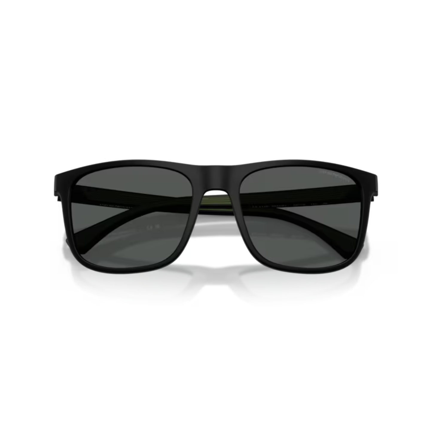 Emporio Armani EA4129 acetate square sunglasses with premium full-rim frame and UV-protective lenses.