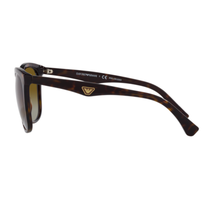 Emporio Armani EA4157 women acetate pillow polarized sunglasses three-quarter view
