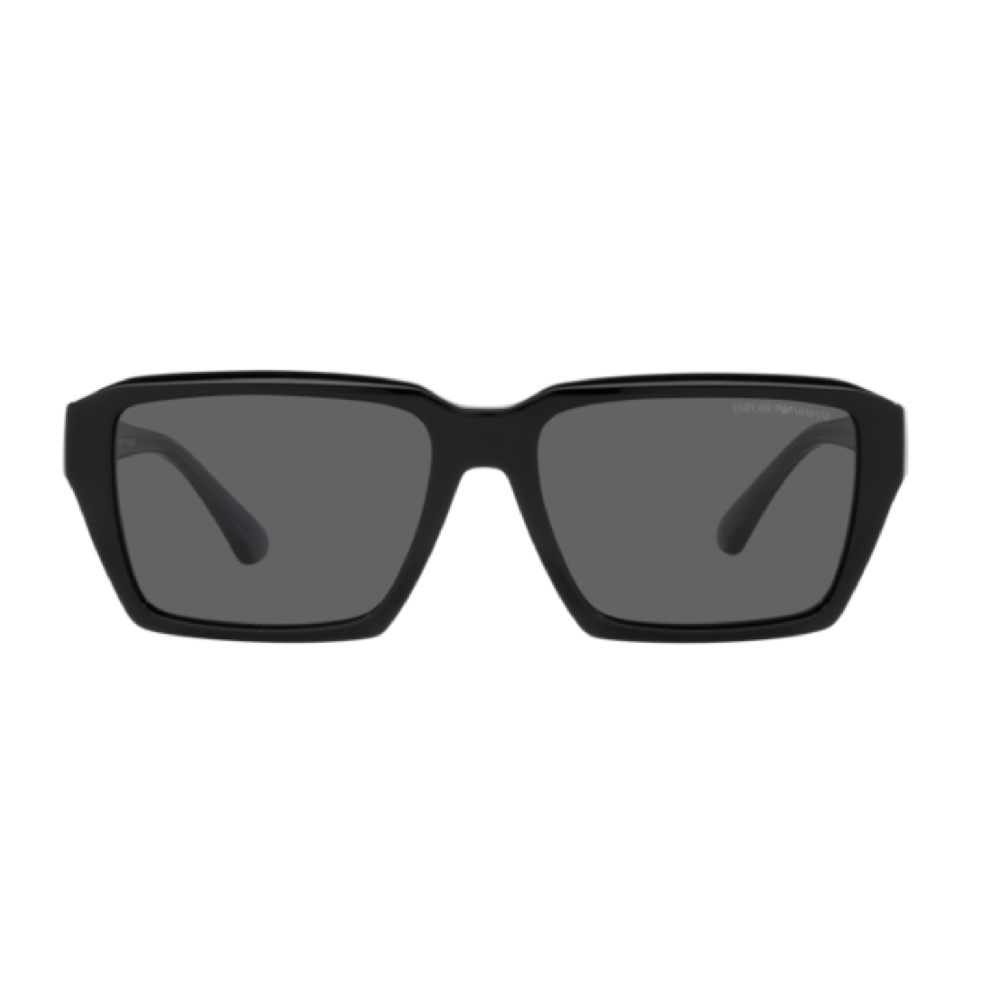 Emporio Armani EA4186 men acetate rectangle sunglasses side profile