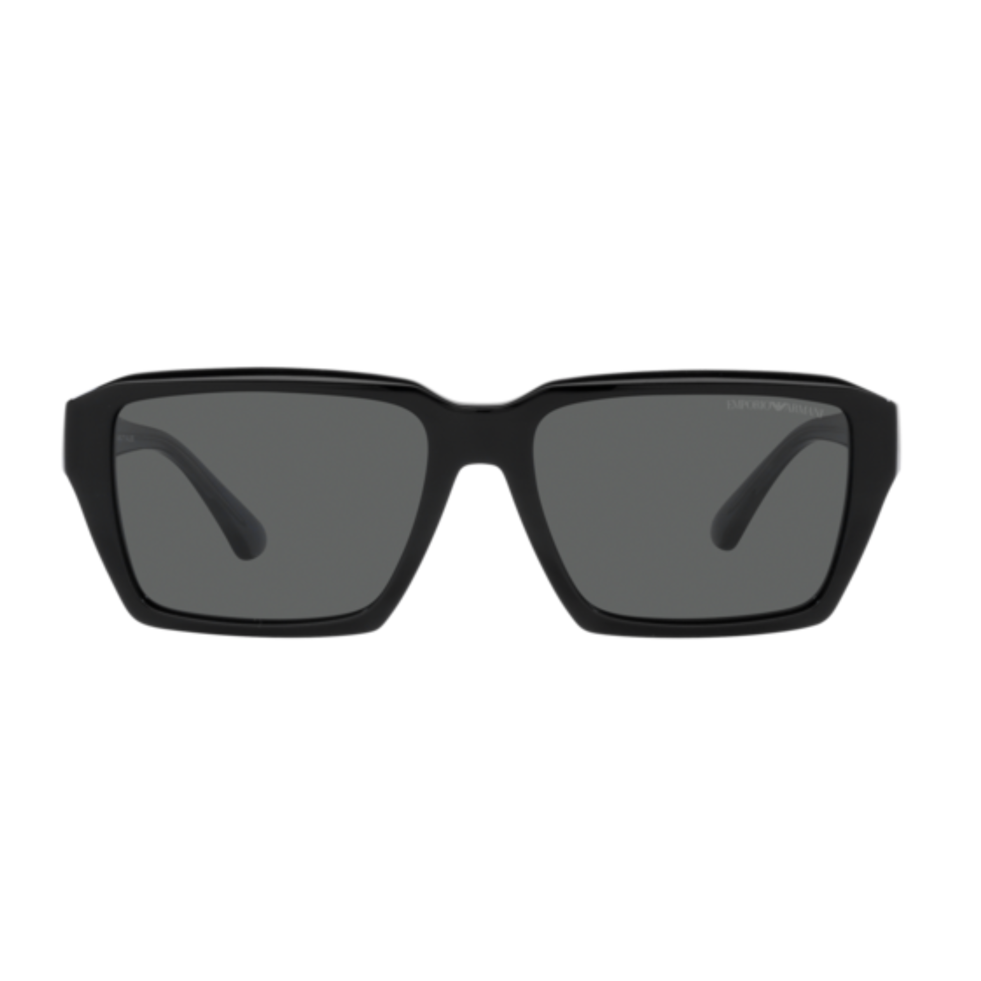 Emporio Armani EA4186 men acetate rectangle sunglasses side profile