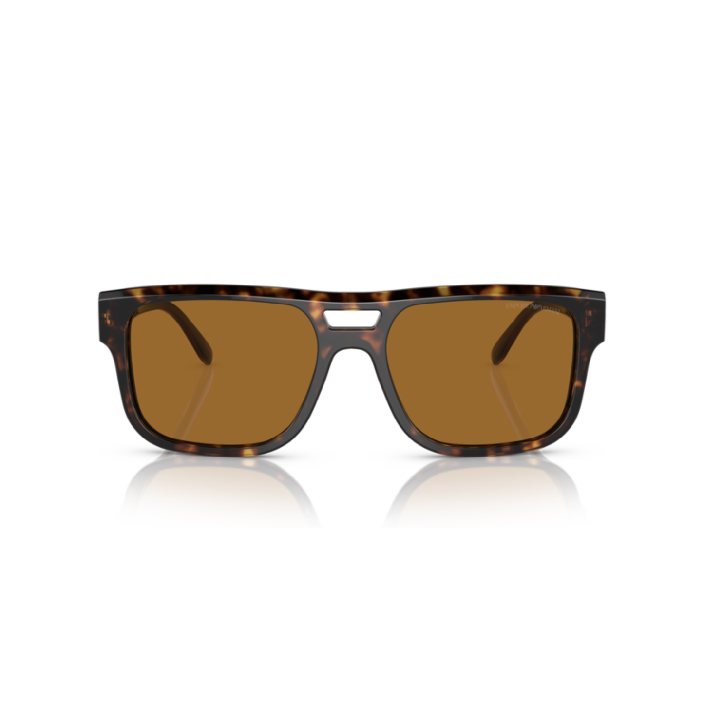 Emporio Armani EA4197 men acetate rectangle polarized sunglasses side profile