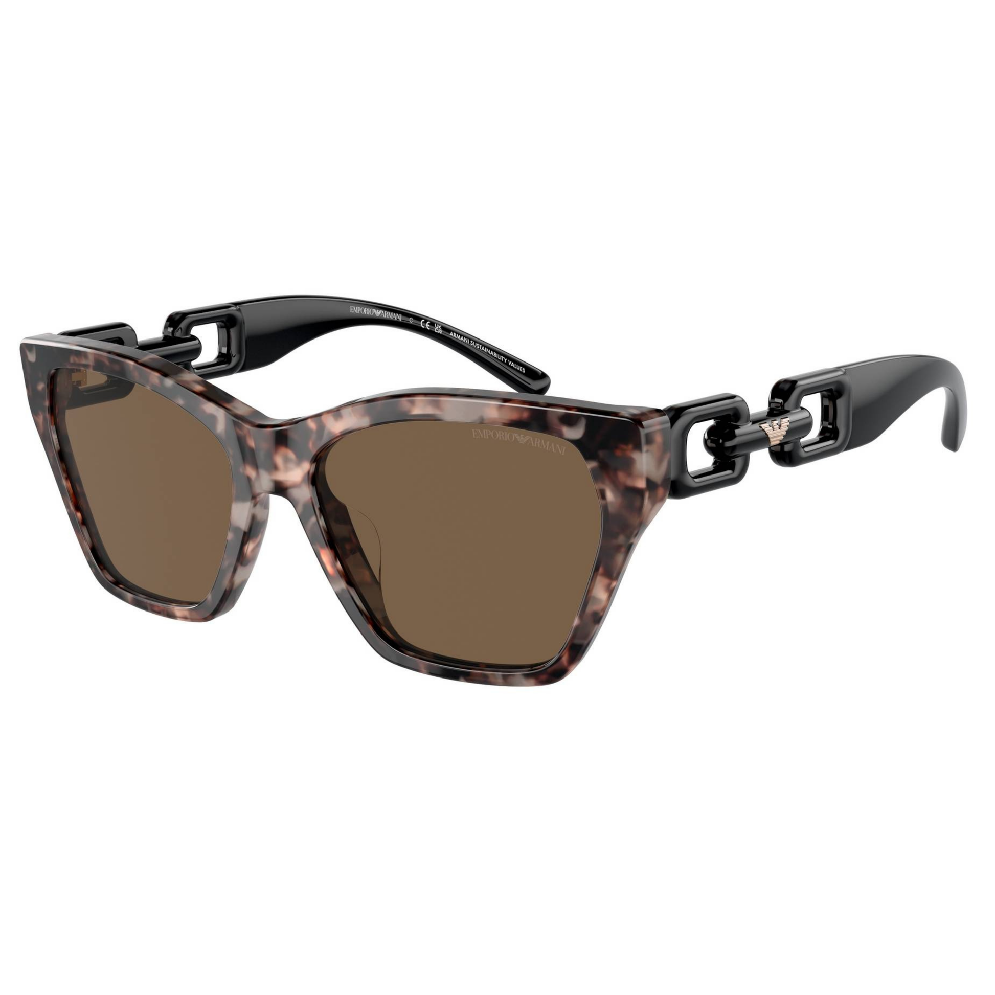 Emporio Armani EA4203U women acetate cat eye full-rim sunglasses front view