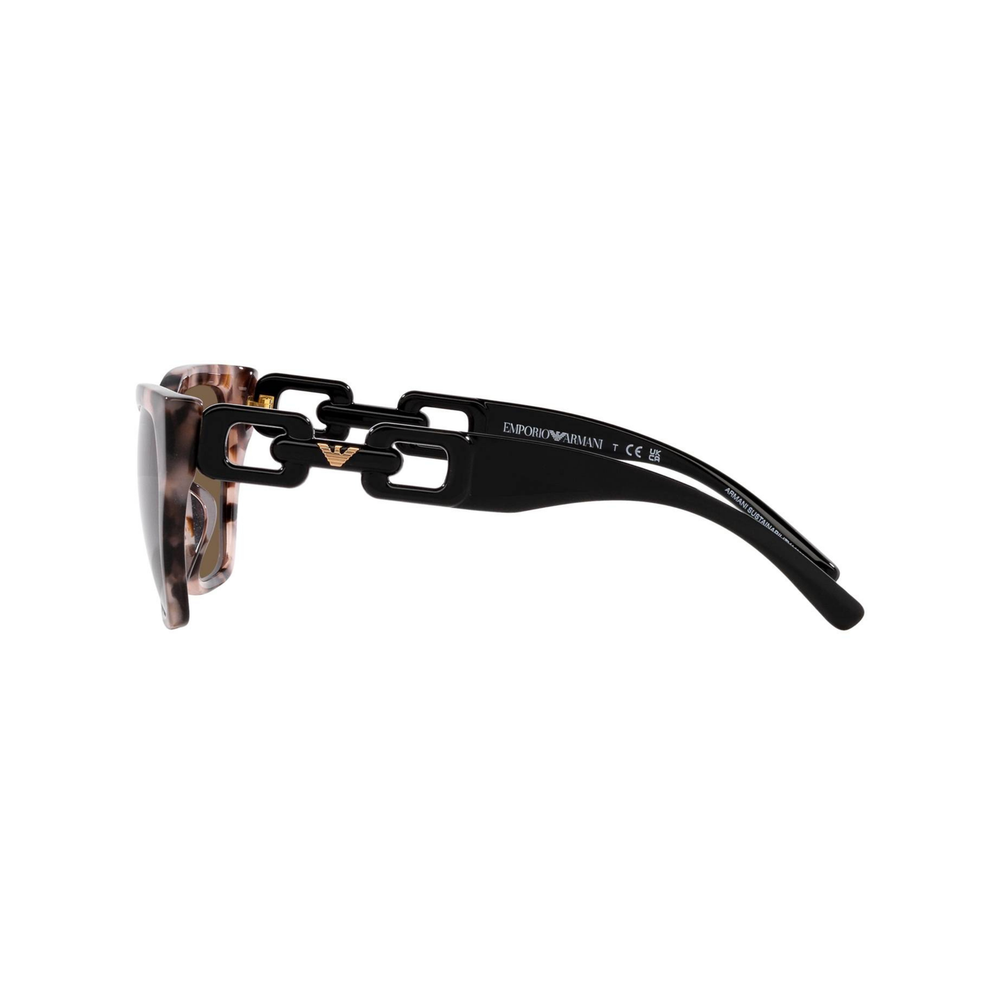 Emporio Armani EA4203U women acetate cat eye full-rim sunglasses three-quarter view