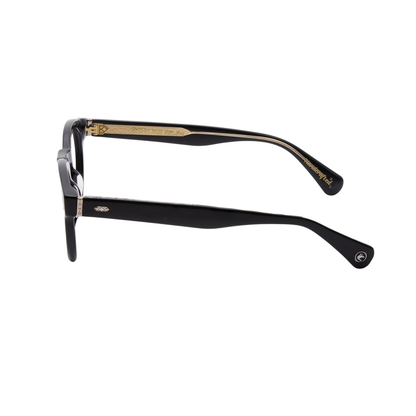 EnmeiBlackCrystal Enmei FR Shisen Fox acetate round eyeglass frame unisex