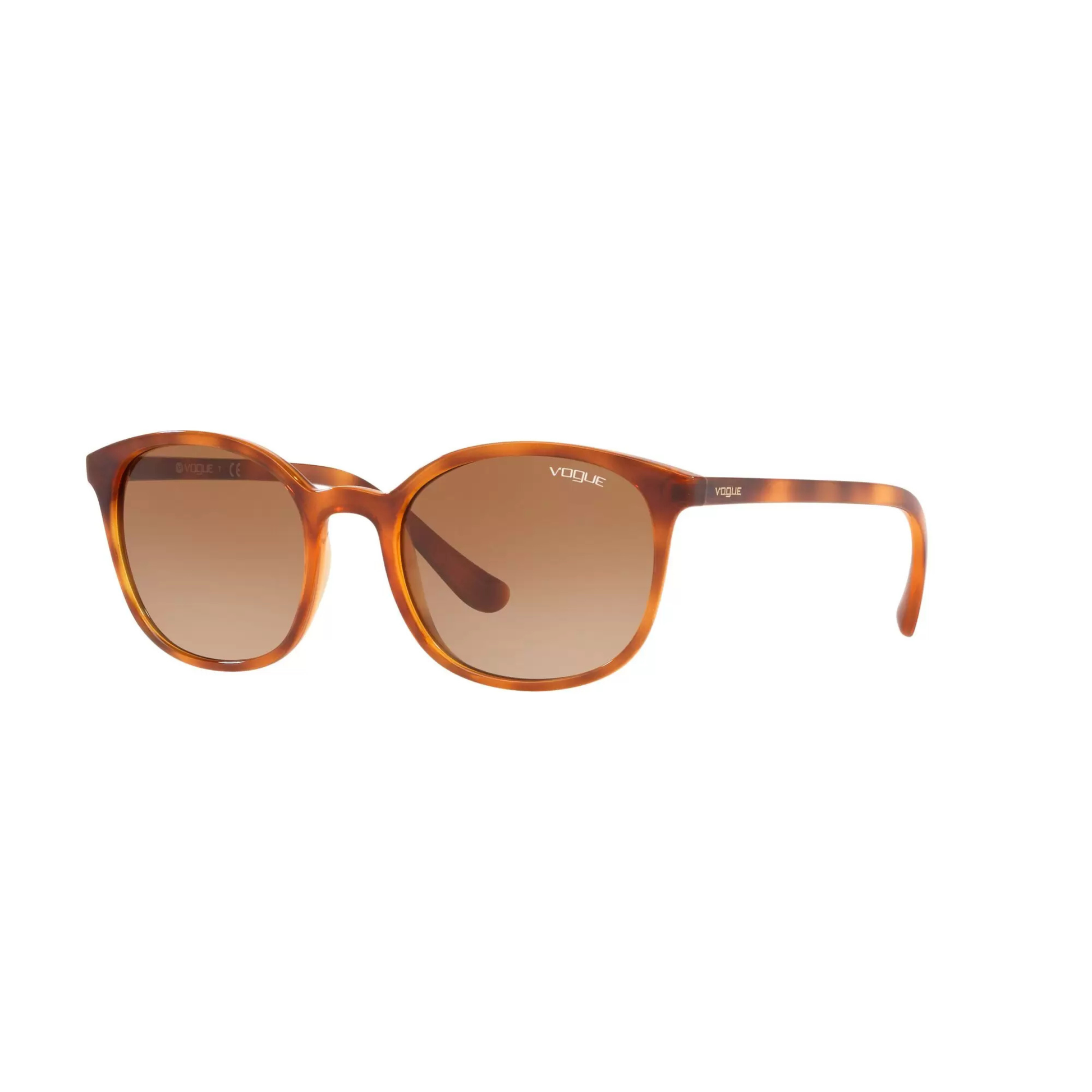 Vogue VO5051S Women's Sunglasses in Brown Gradient | Eyeworld Optics Angle View 