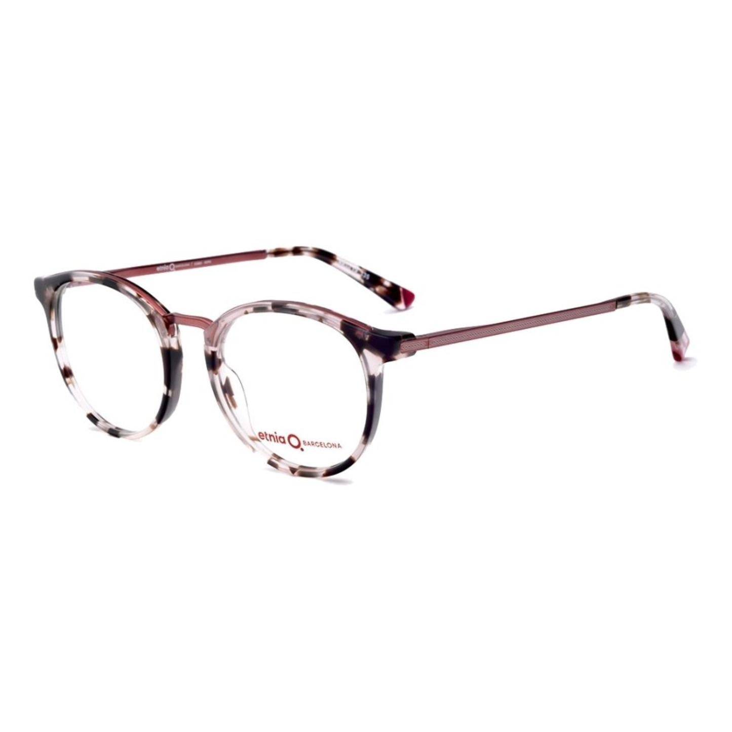 Etnia Barcelona COMO743 women's Clubmaster full-rim metal optical frame with sophisticated designer styling.