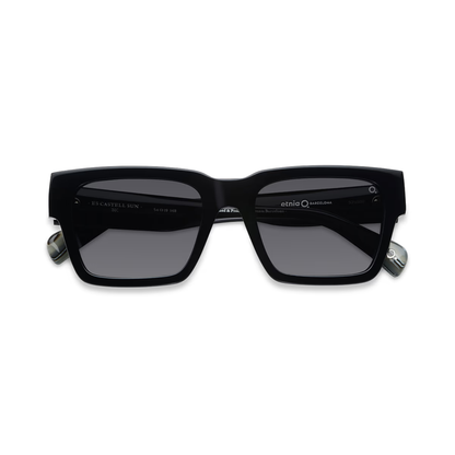Etnia Barcelona ESCAST 54S BK unisex square acetate sunglasses side temple profile
