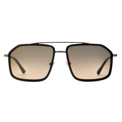 Etnia Barcelona MITTE/BKGY unisex square sunglasses with premium metal frame and contemporary designer styling.