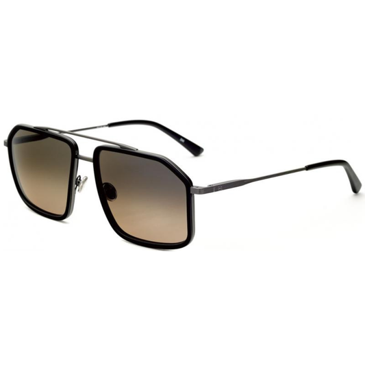 Etnia Barcelona MITTE/BKGY unisex square sunglasses with premium metal frame and contemporary designer styling.