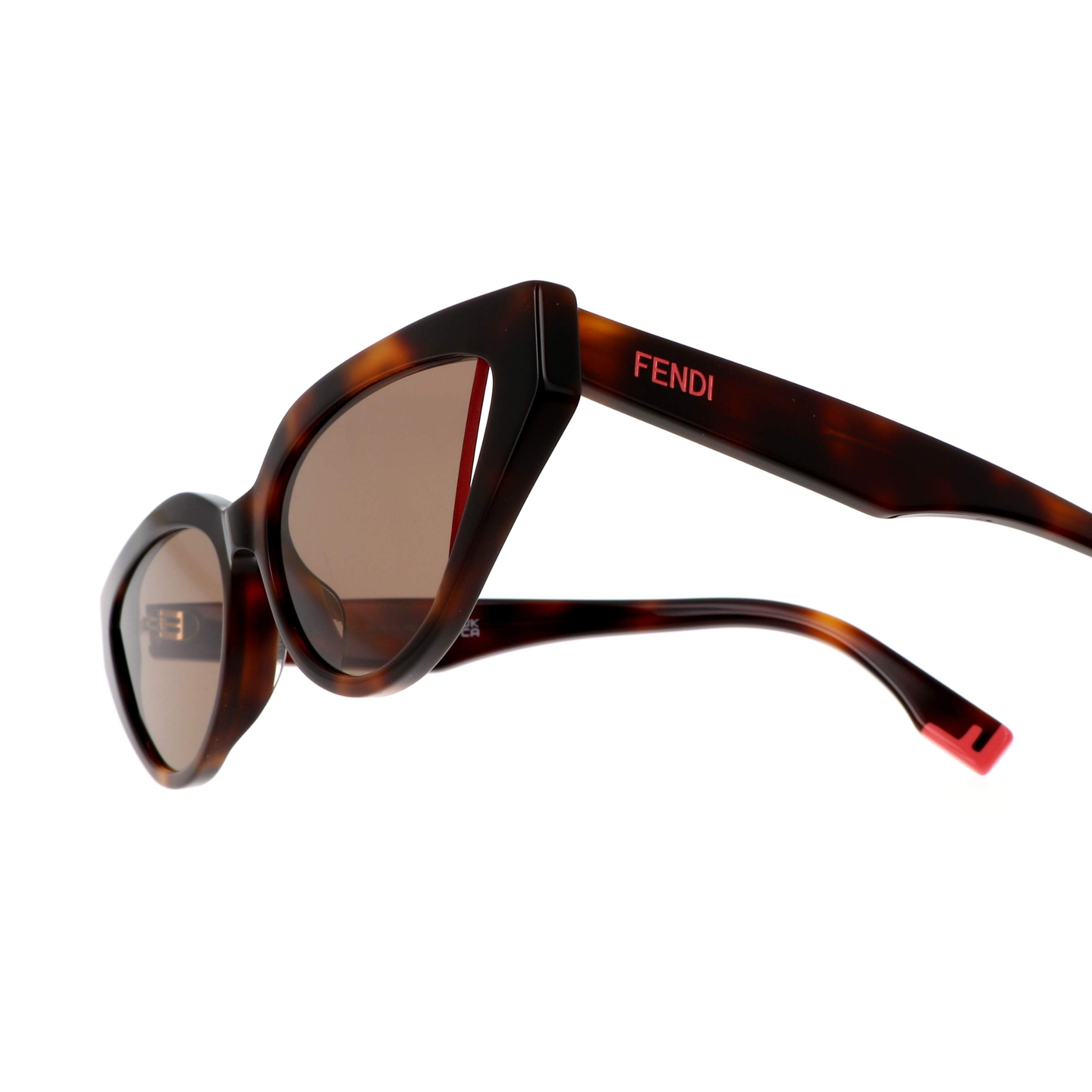 Fendi FE40009I women's luxury cat-eye sunglasses with premium acetate frame and UV-protected lenses
